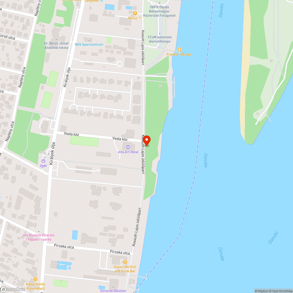 Veszélyesen csüngő letört ág bejelentés helye