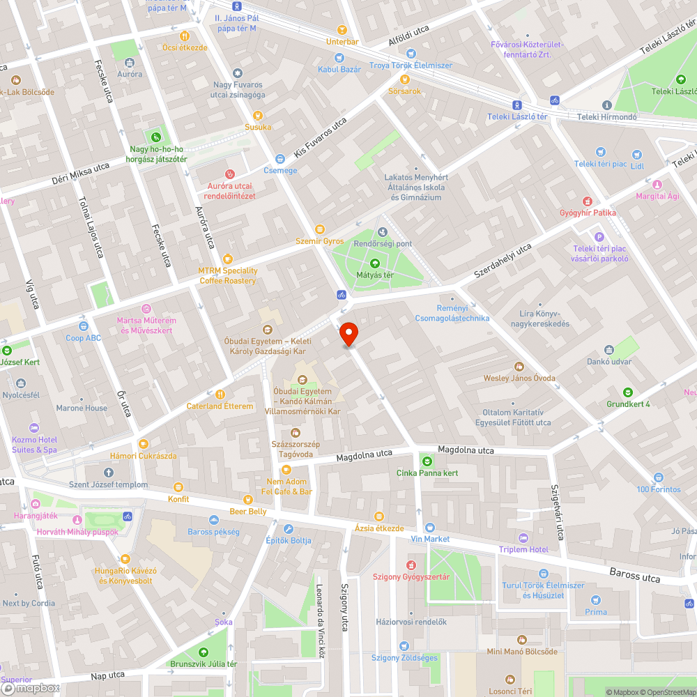 Elhagyott autók bejelentés helye