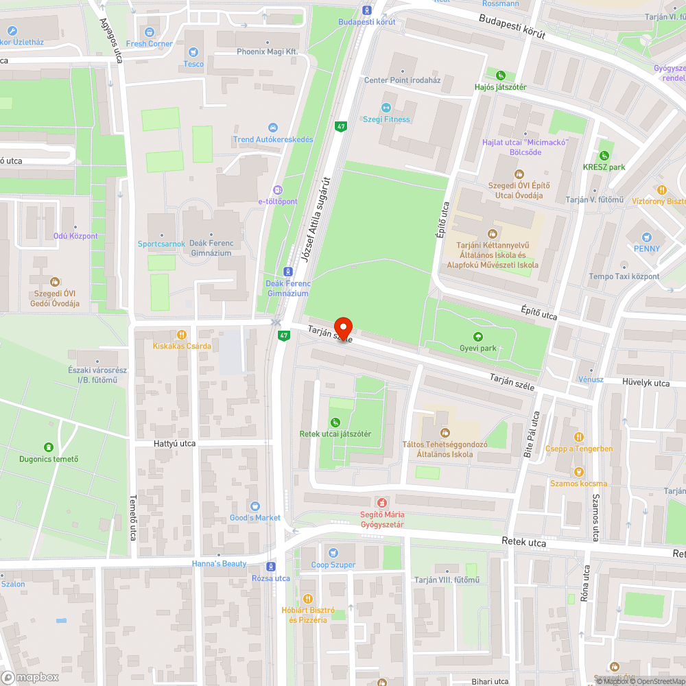 Villanyoszlop fedele leesve - Tarján széle 2. bejelentés helye