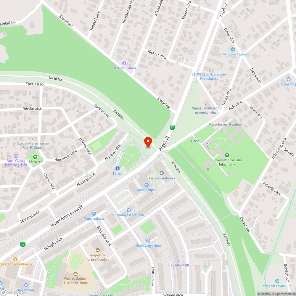 Összegraffitizett kerékpártároló és szétrabolt kerékpármaradvány - Tarján végállomás bejelentés helye