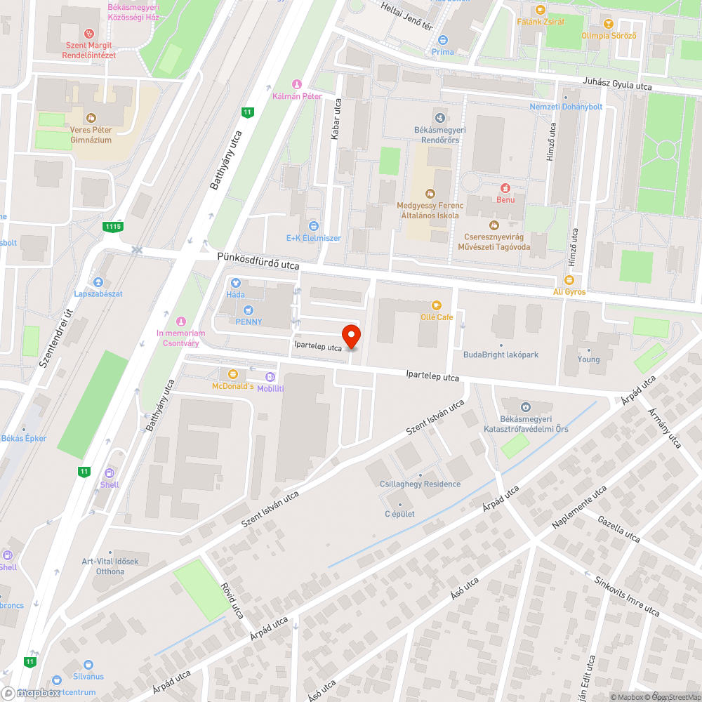 Elhagyott gépjármű bejelentés helye