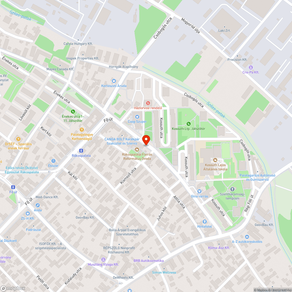 Leselejtezett mentőautó bejelentés helye