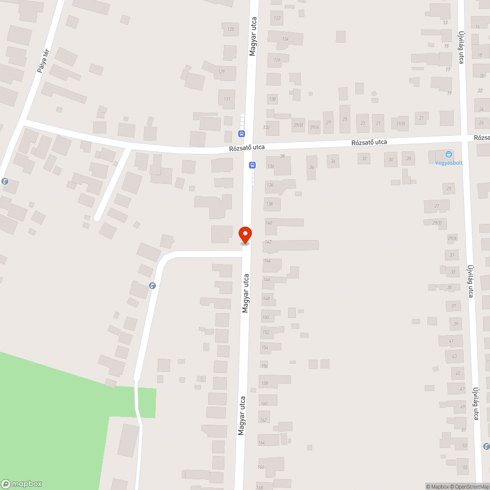 Nincs közvilágítás bejelentés helye