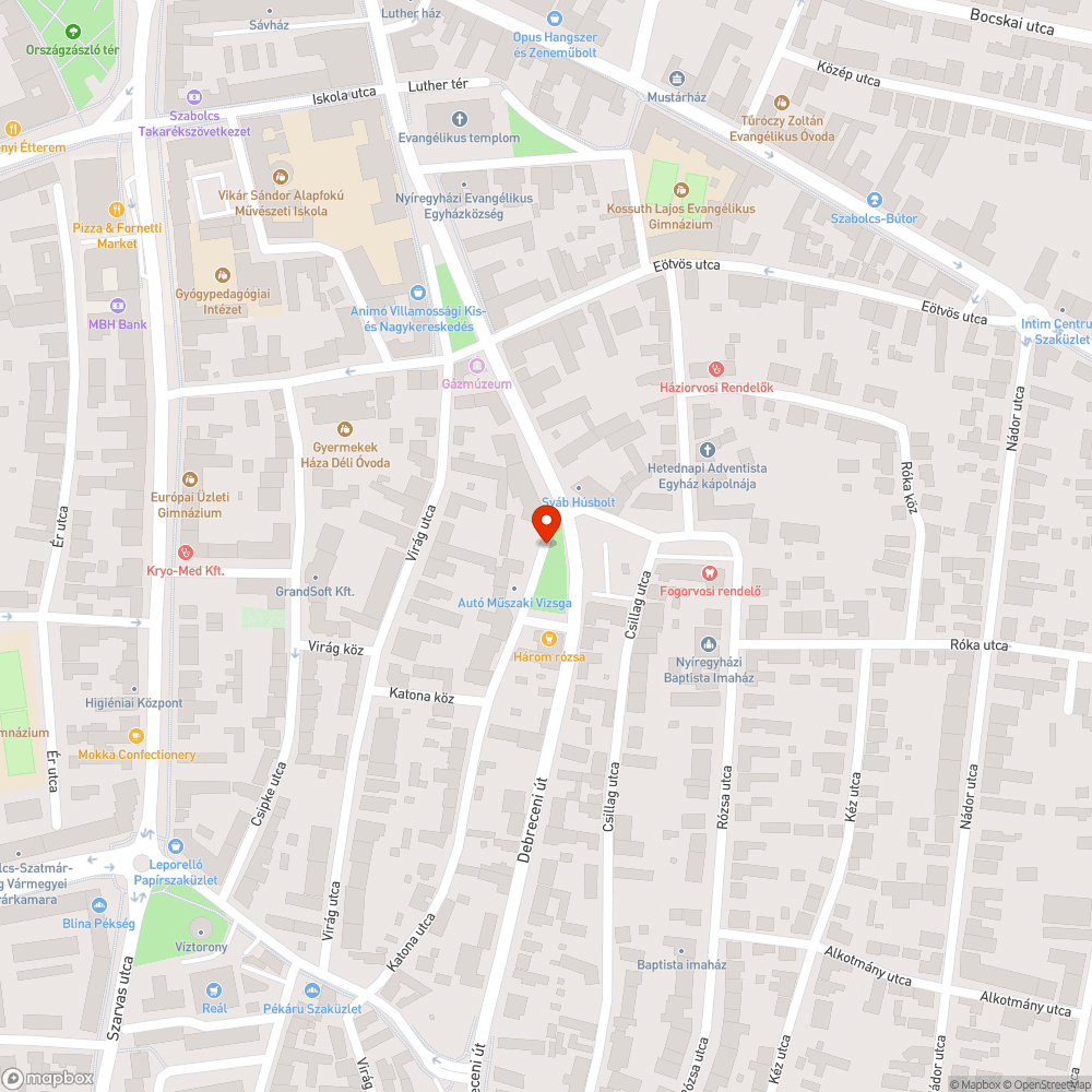 Közterületen kivágott fa bejelentés helye