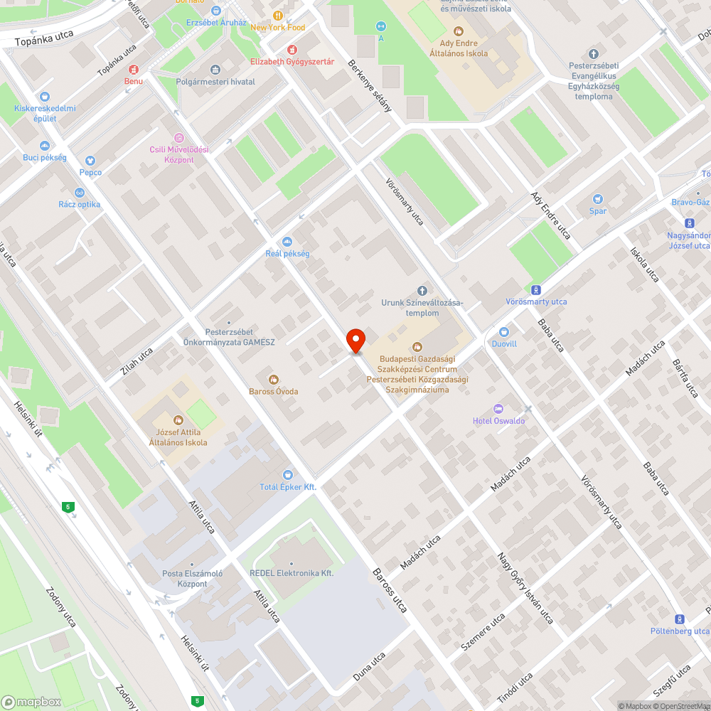 Helyfoglaló autók bejelentés helye