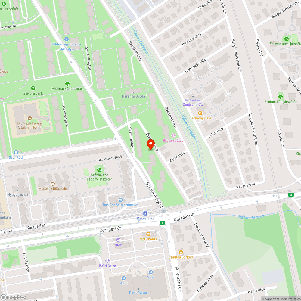 Játszótéri veszely bejelentés helye