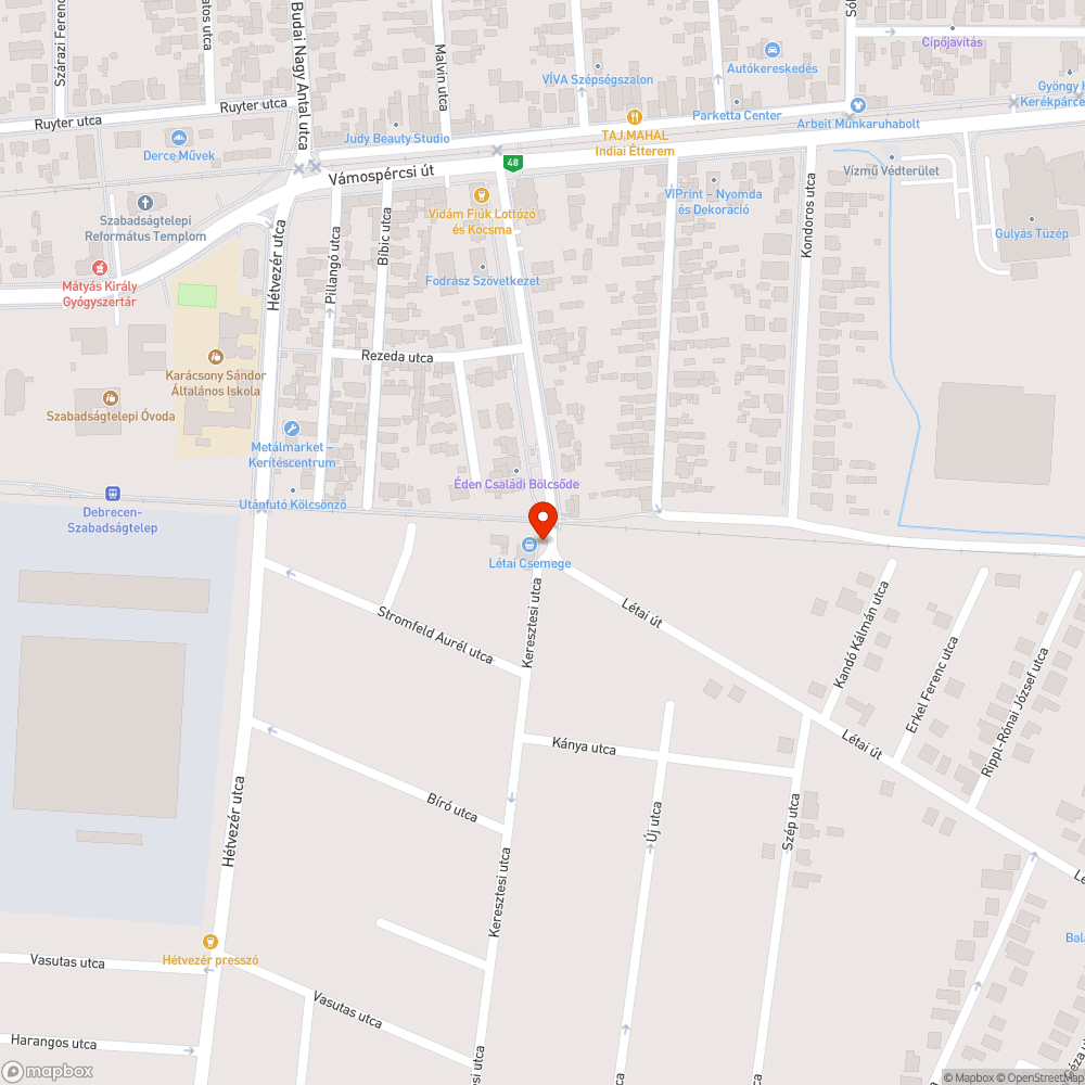 Eltűnt 30-as sebességkorlatozást jelző tábla bejelentés helye