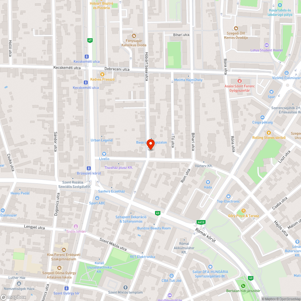 Kibontott műkő lépcsők az utcán - Hóbiárt basa utca 1. bejelentés helye