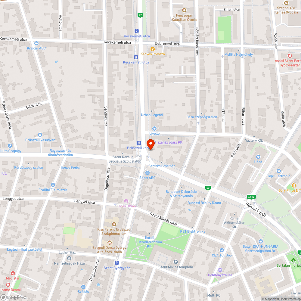 Beszakadt fedlap - József Attila sgt. és Római krt. sarka bejelentés helye