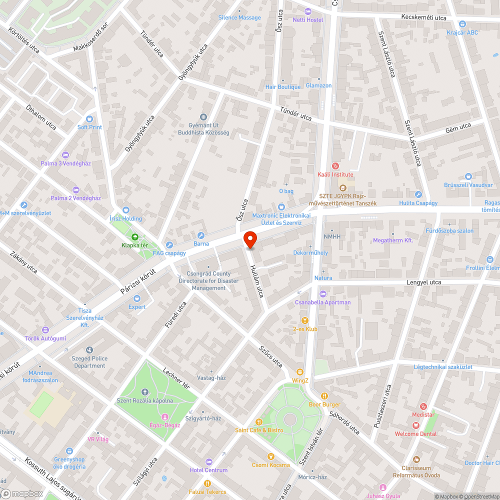 Megdőlt tábla - Berlini krt. és Hullám utca sarka bejelentés helye