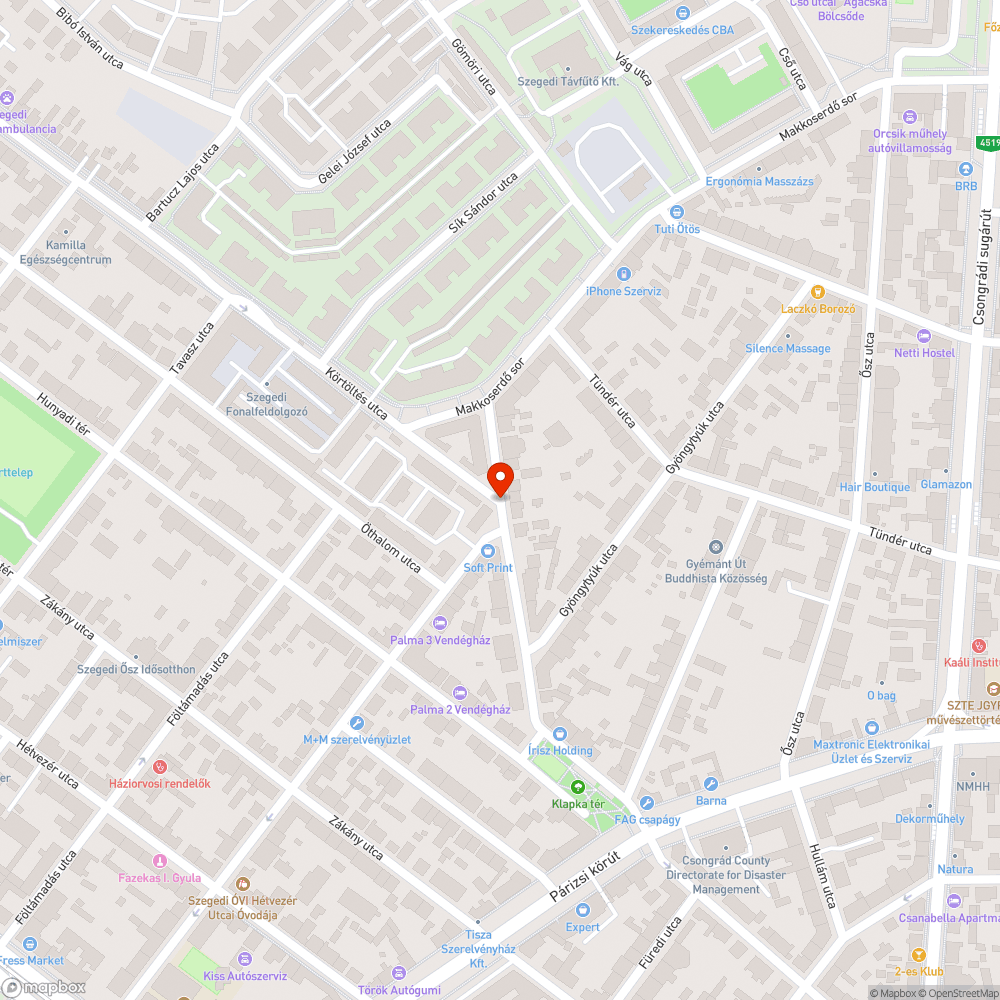 Kátyú az úton - Jakab Lajos utca 15. bejelentés helye