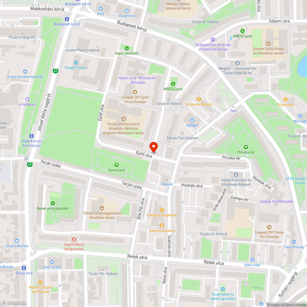 Eldugult víznyelő - Építő utca és Hajlat utca sarka bejelentés helye