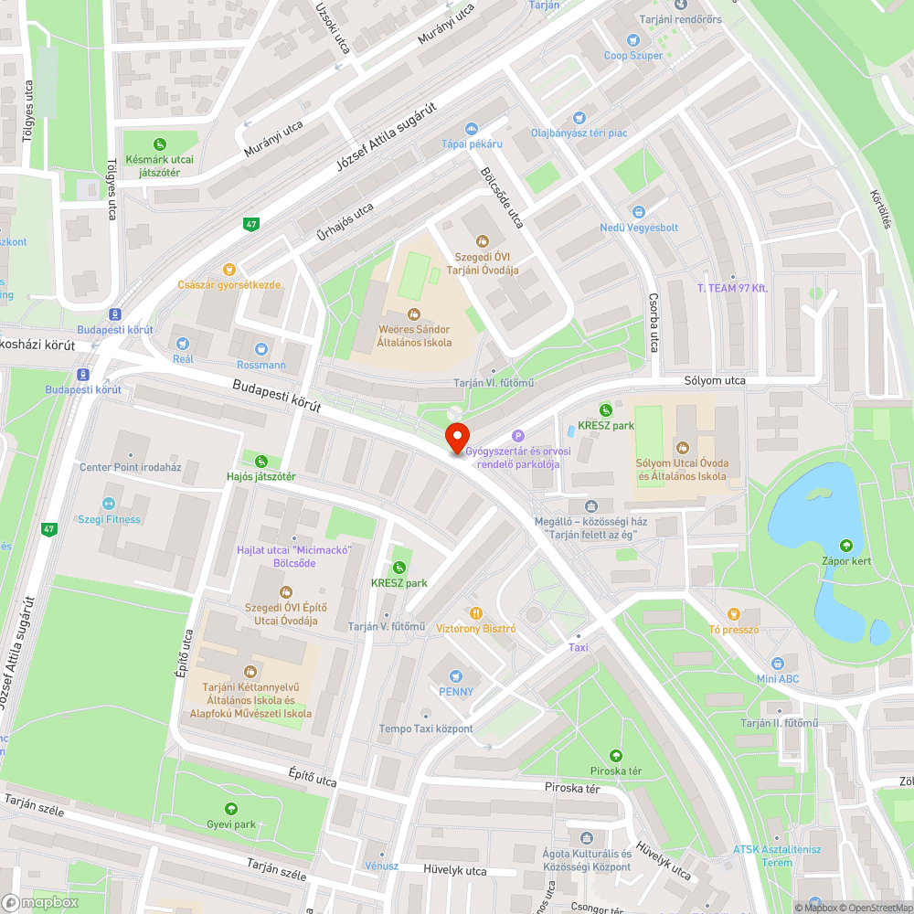 Kátyú a víznyelő mellett - Budapesti körút 25. bejelentés helye