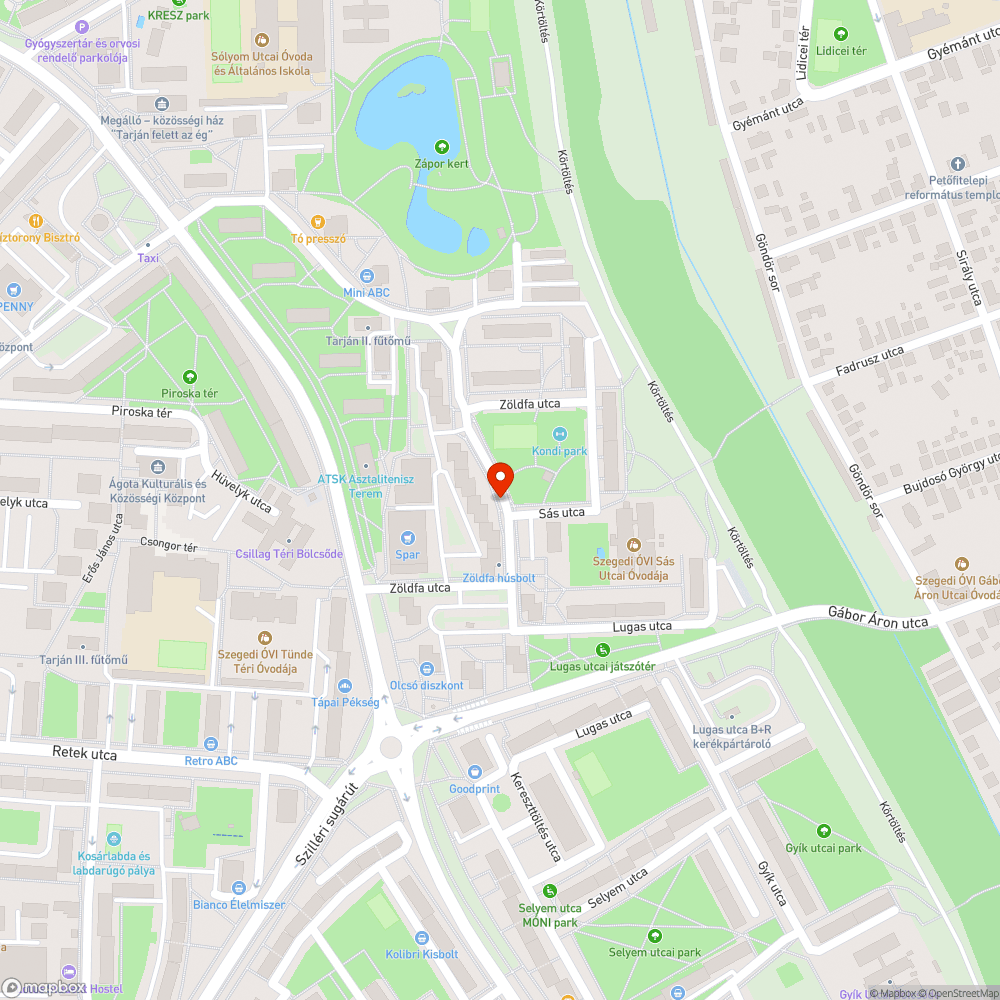 Elvékonyodott burkolatú aknafedél - Zöldfa utca 6. bejelentés helye