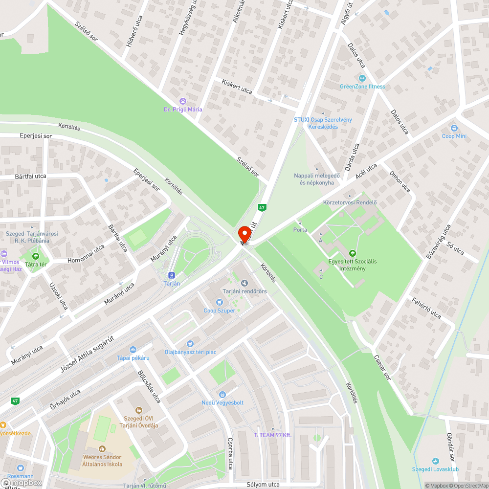 Elöregedett aknafedelek - Körtöltés bejelentés helye