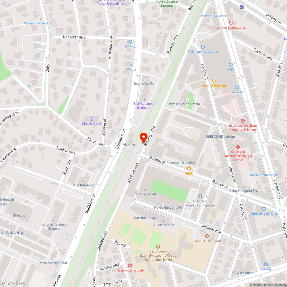 Nincs zebra felfestve! bejelentés helye