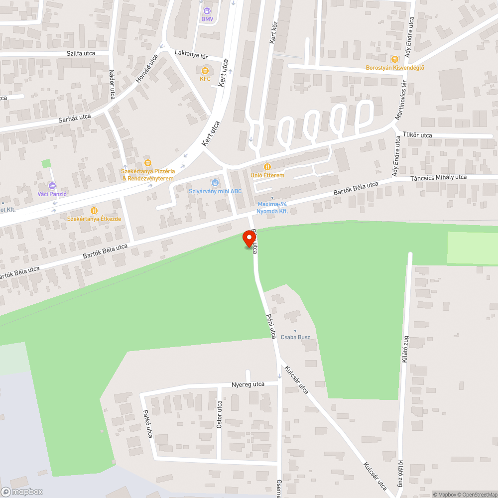 Folyamatosan szemetes utcarész bejelentés helye