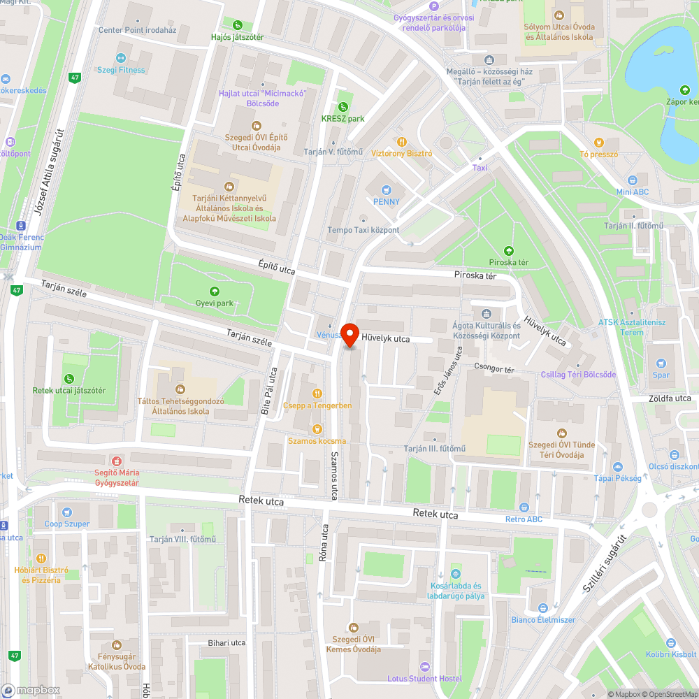 Hiányos, sérült burkolatú, járda - Szamos utca 3-7-ig bejelentés helye