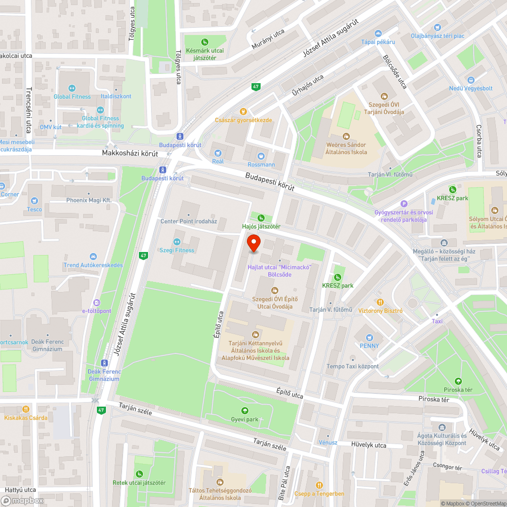 Hiányos, sérült burkolatú járda - Építő utca 11-13. bejelentés helye