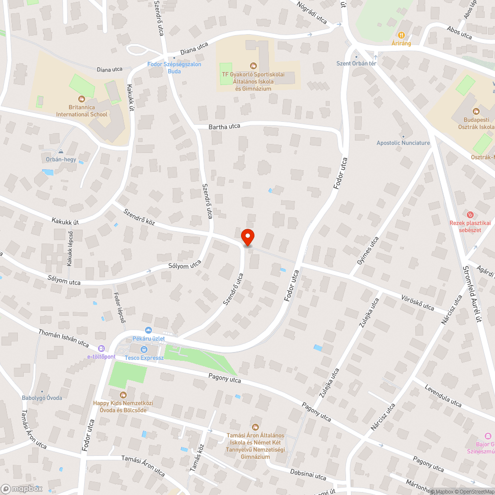 Veszélyes kanyar bejelentés helye