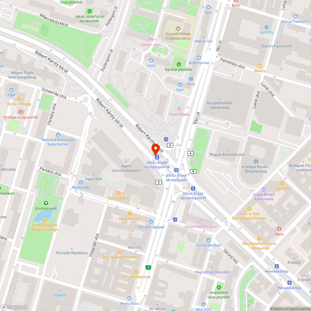 Firkás villamosmegálló bejelentés helye