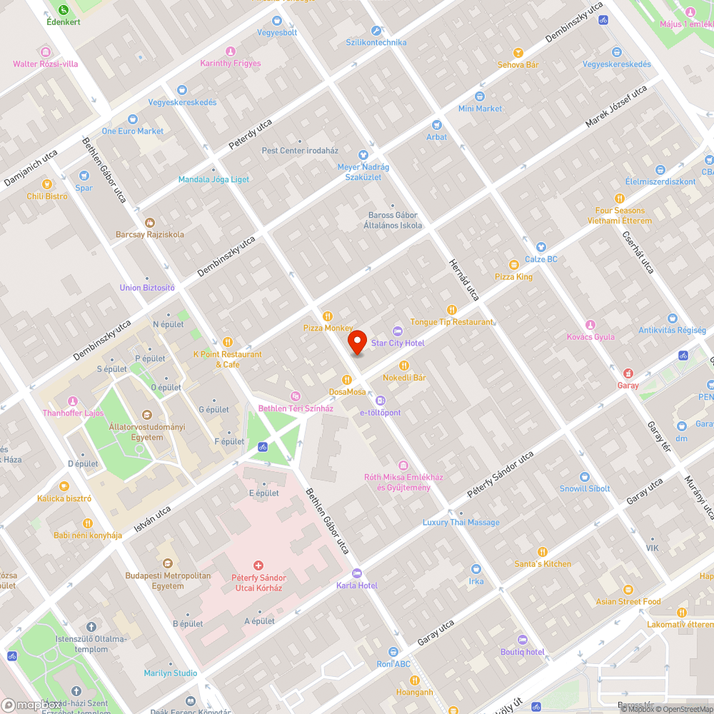 Hiányzó térkő bejelentés helye