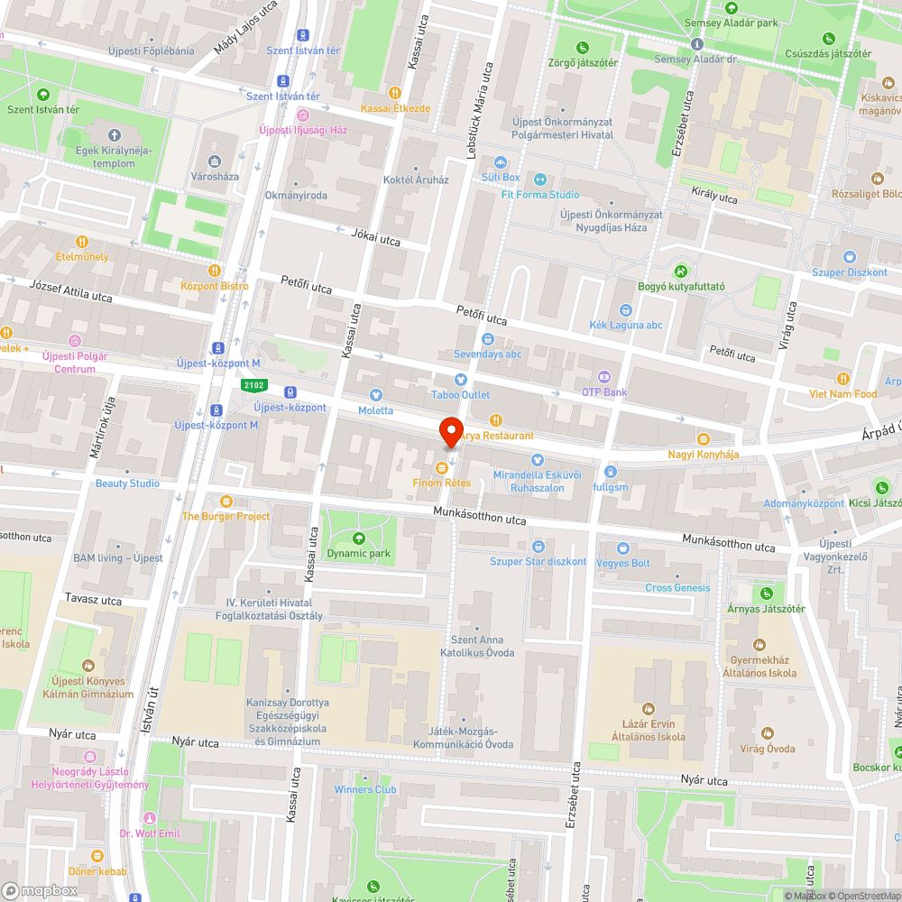 Töredezett út, kátyú bejelentés helye