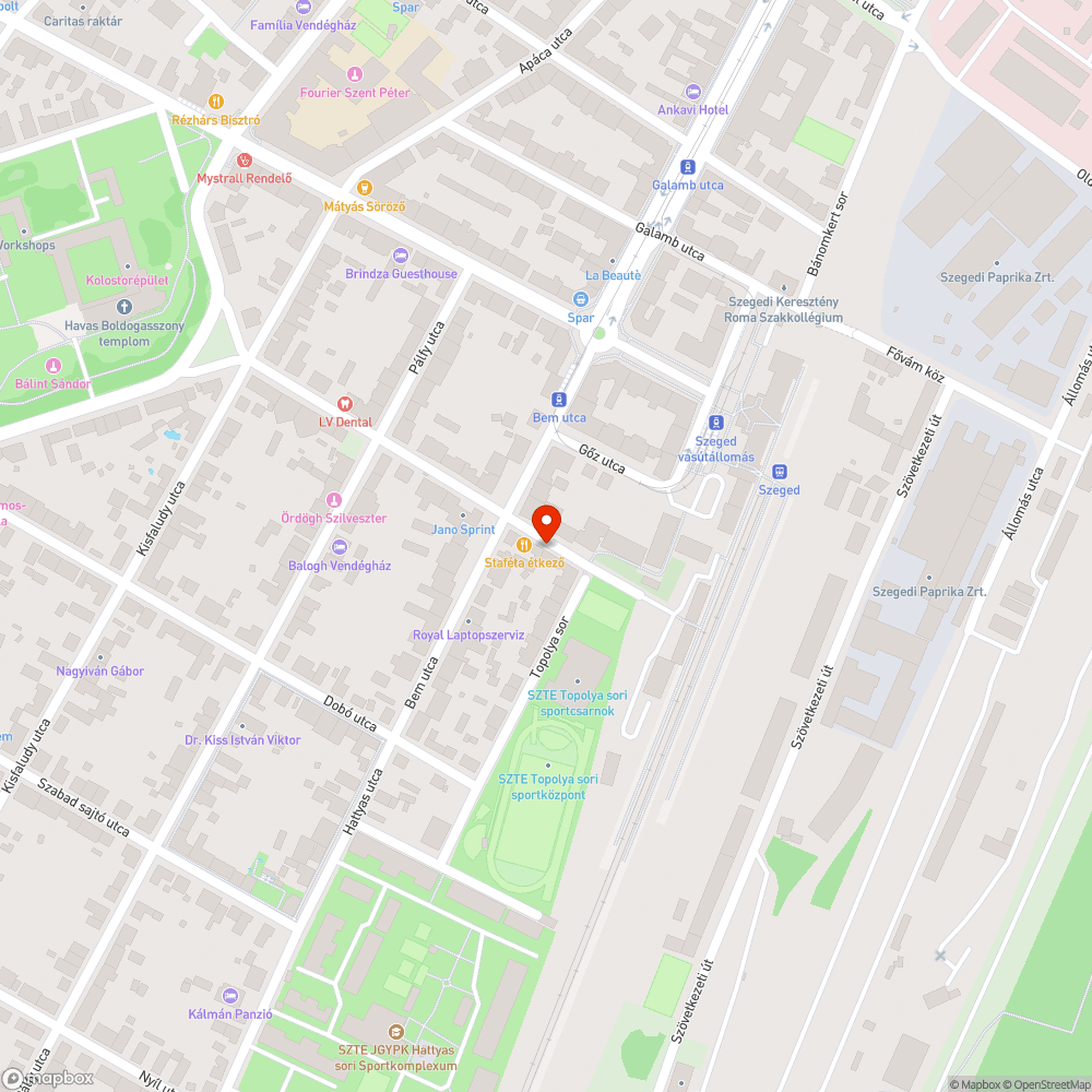 Sártenger bejelentés helye