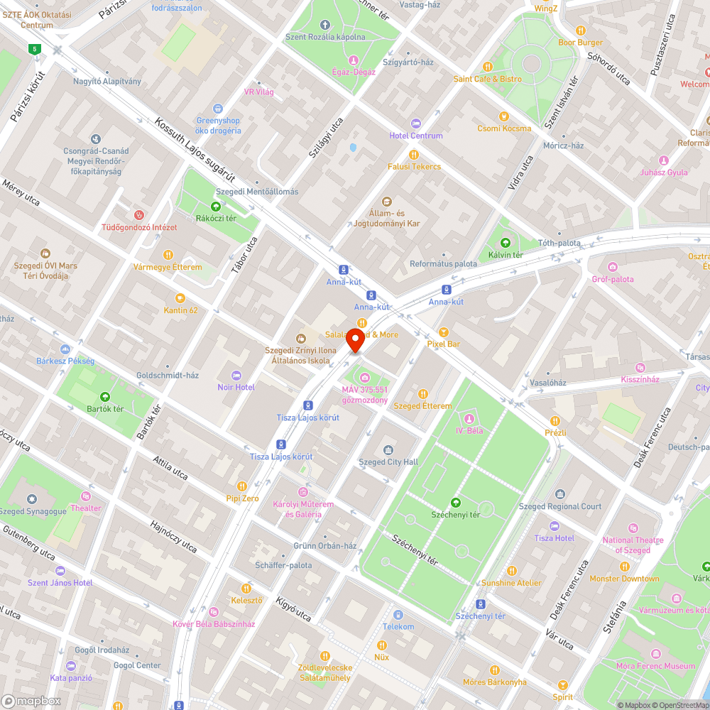 Elhajlott tábla - Tisza Lajos krt. 30. bejelentés helye