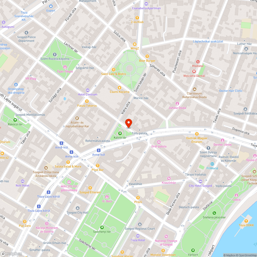 Több lámpa nem világít - Kálvin téri Református templom bejelentés helye