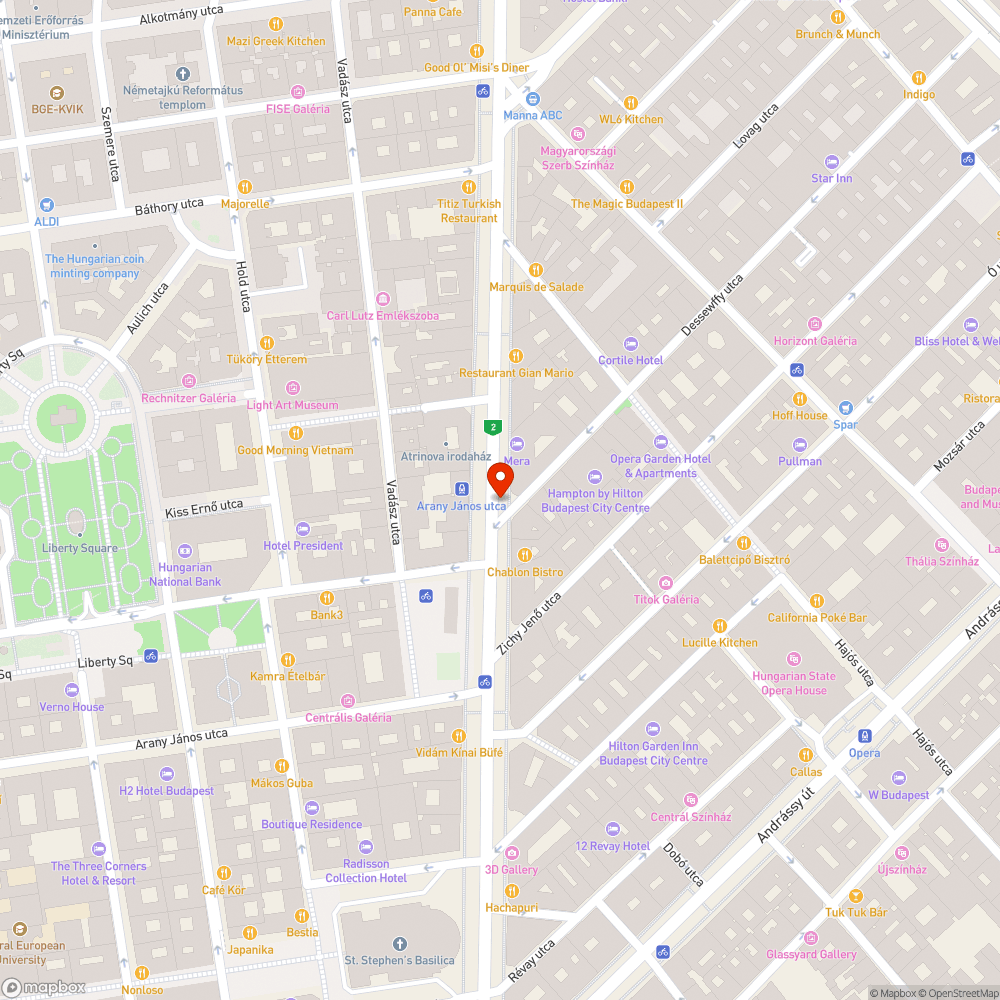 Ázott zebra bejelentés helye