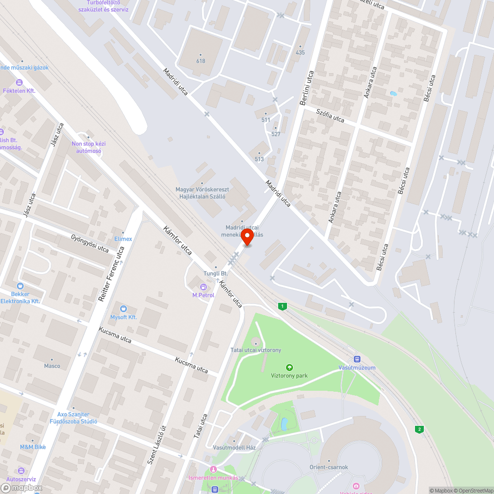 kibelezett roncs bejelentés helye