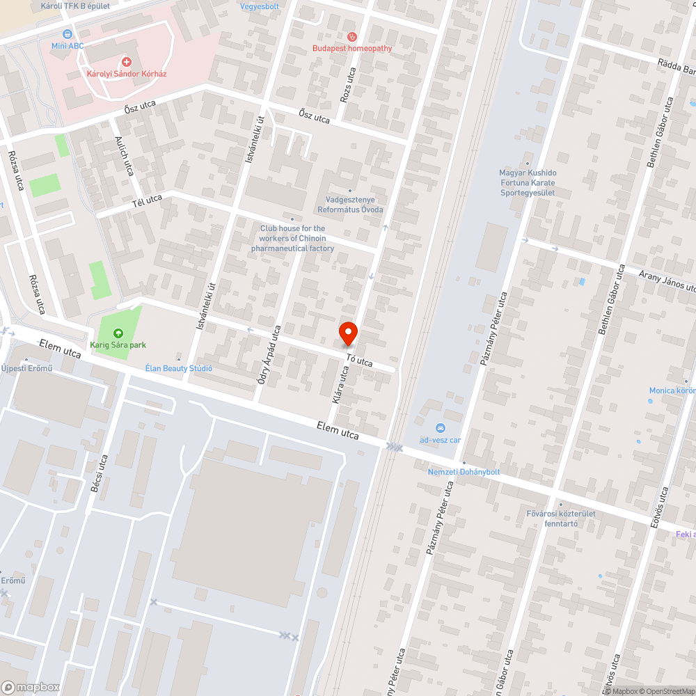 Elhagyott Hyundai kisteherautó bejelentés helye