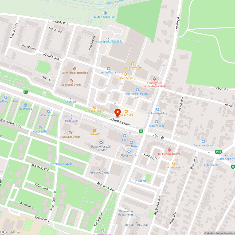 Matricás tábla bejelentés helye