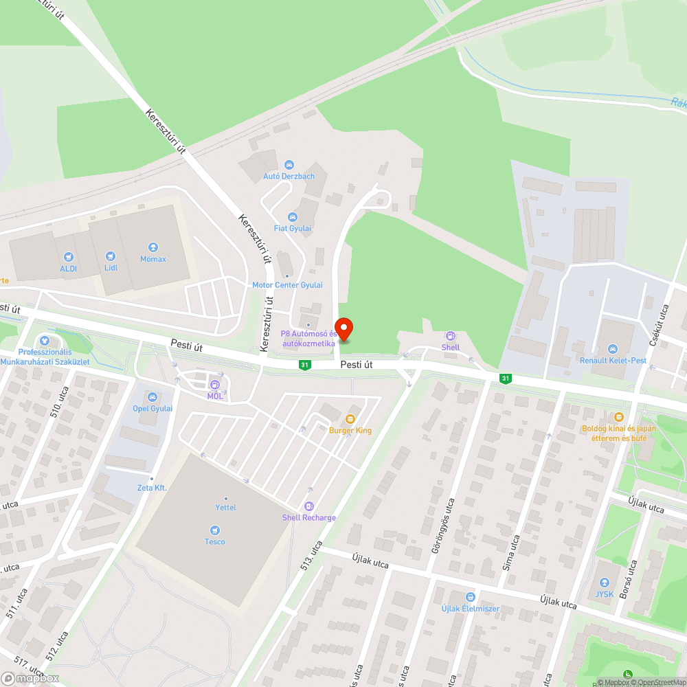 Besüllyedt és billeg bejelentés helye