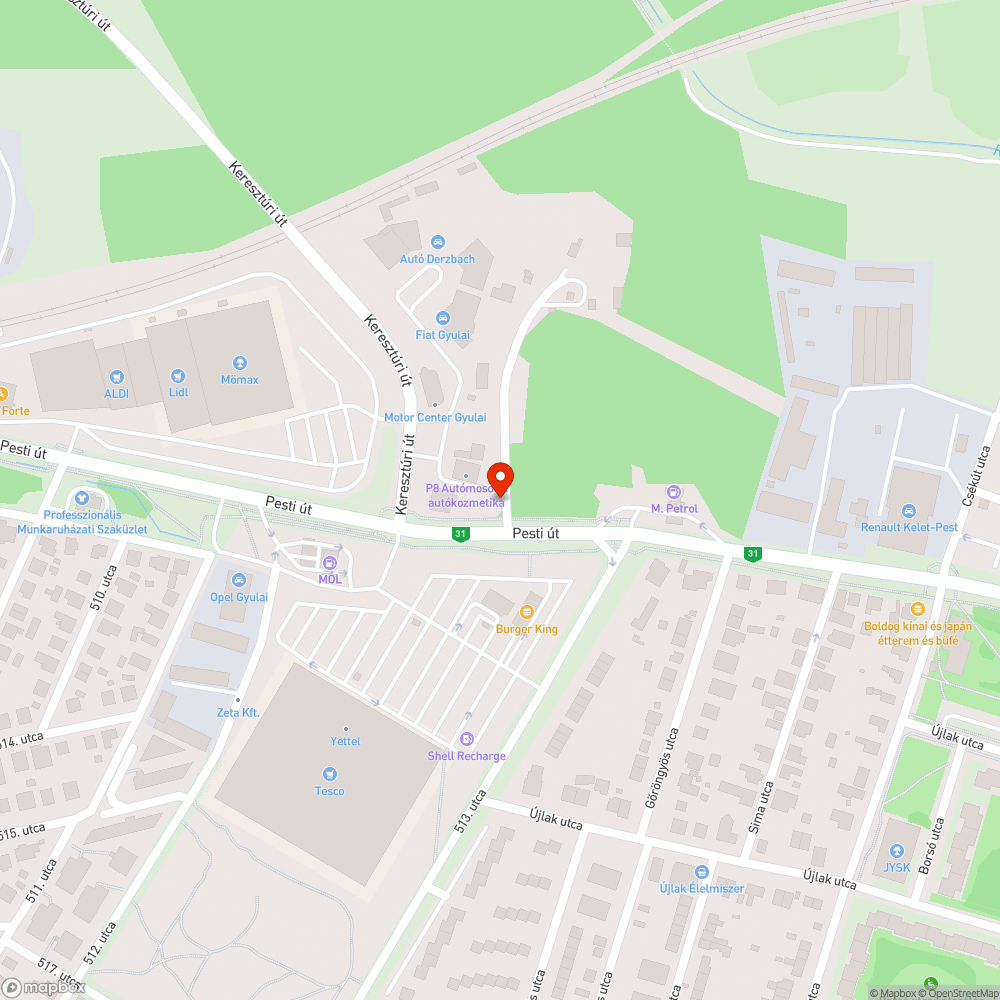 Besüllyedt fedél bejelentés helye