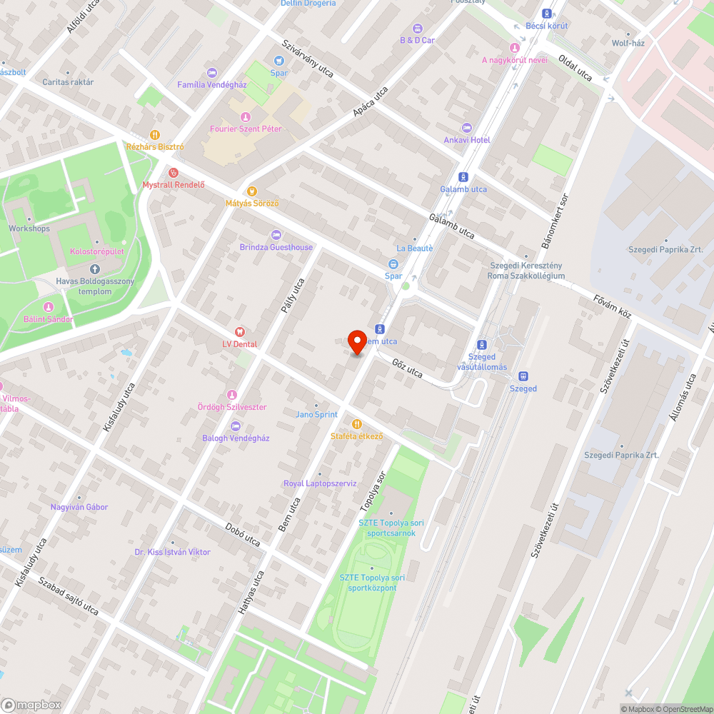 Vasrúd a fában bejelentés helye