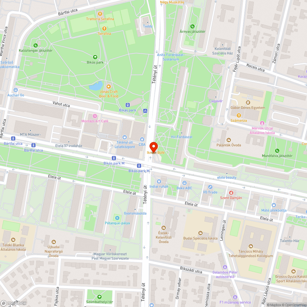 Balesetveszélyes járda bejelentés helye