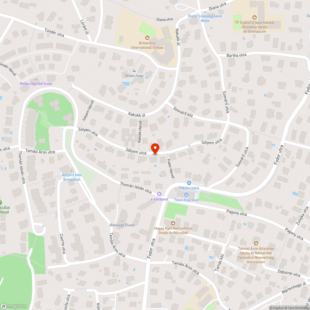 Fenyőfák a járdán, lassan egy hónapja bejelentés helye