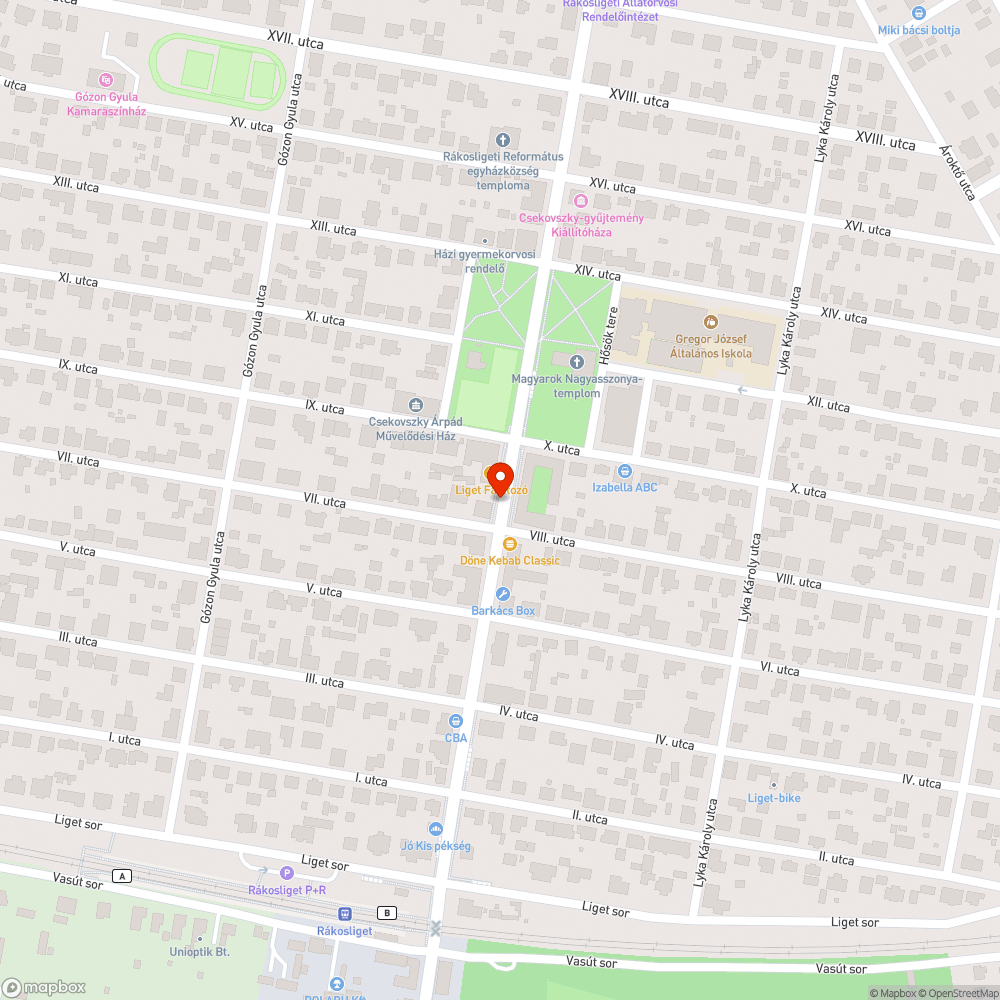 Törött járda sarok bejelentés helye