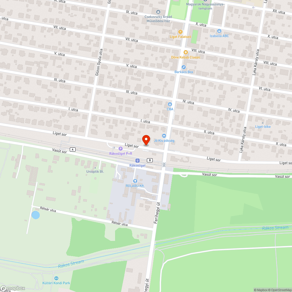 Buszmegálló környezete bejelentés helye