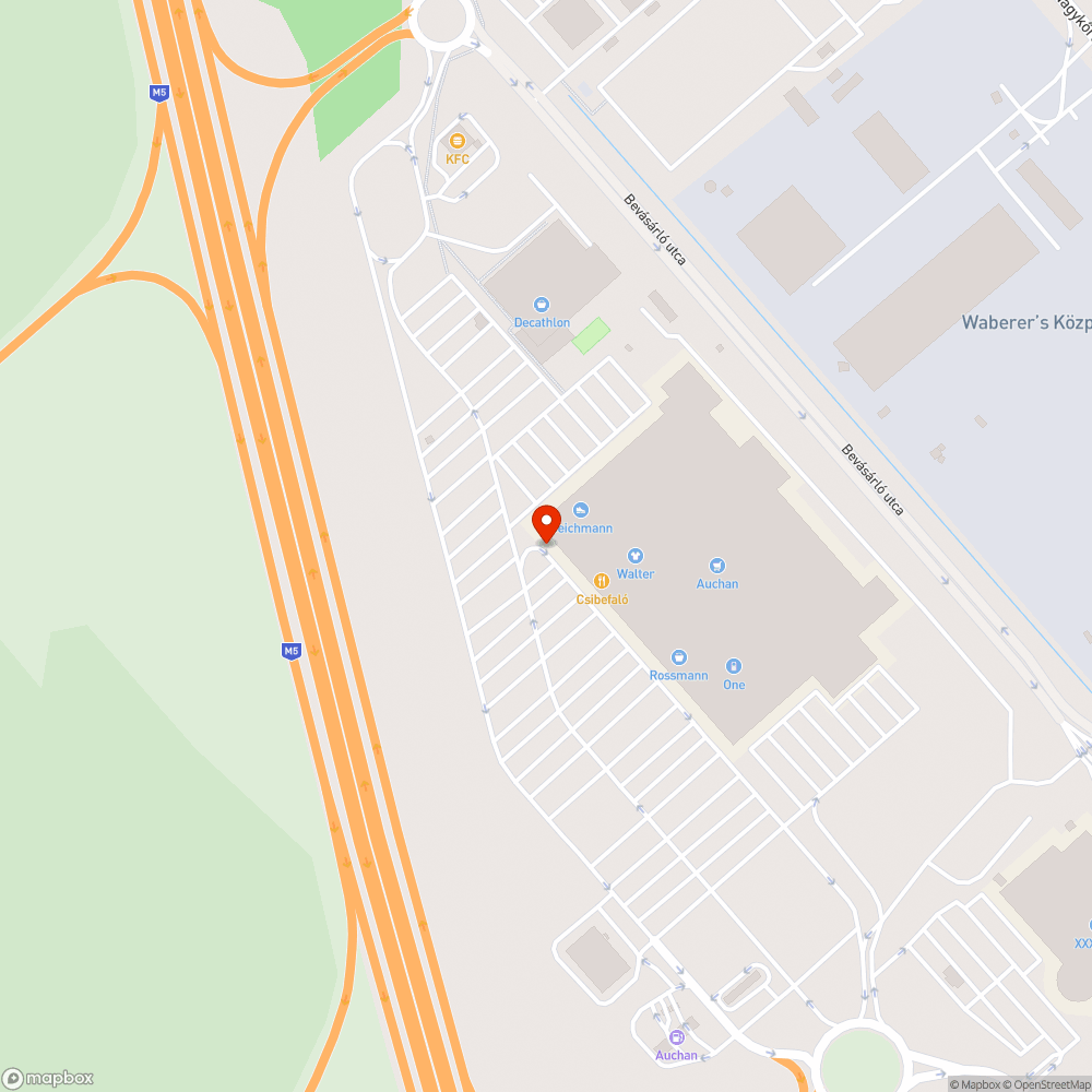 Rossz, kényelmetlen kerékpártároló az Auchannál bejelentés helye