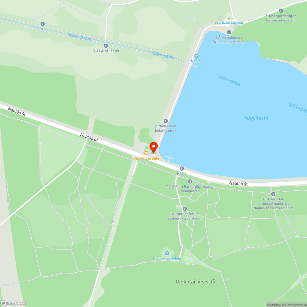 Nincs mozgáskorlátozott parkoló a Naplás-tónál bejelentés helye