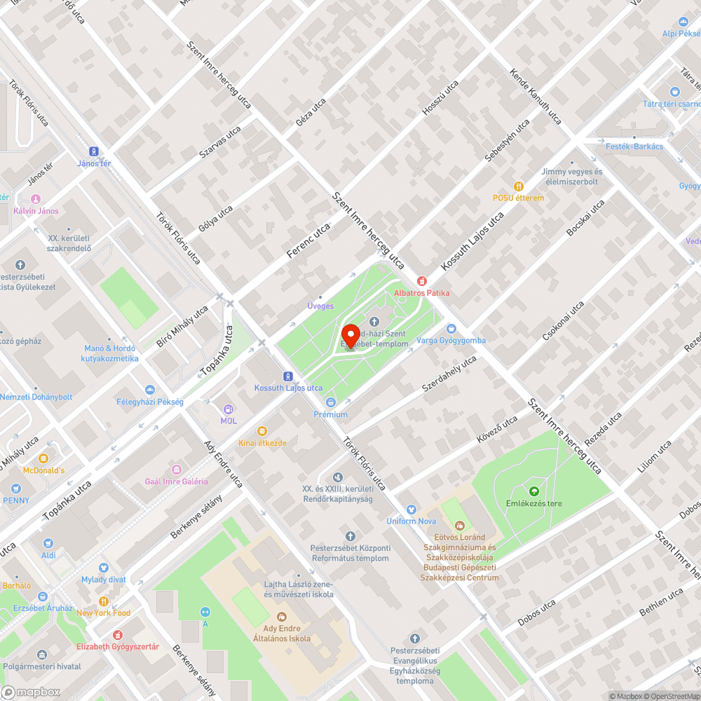 Kiégett reflektor bejelentés helye