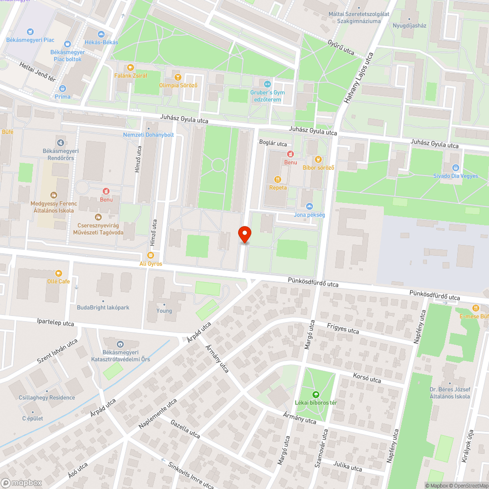 Közlekedésre alkalmatlan jármű bejelentés helye