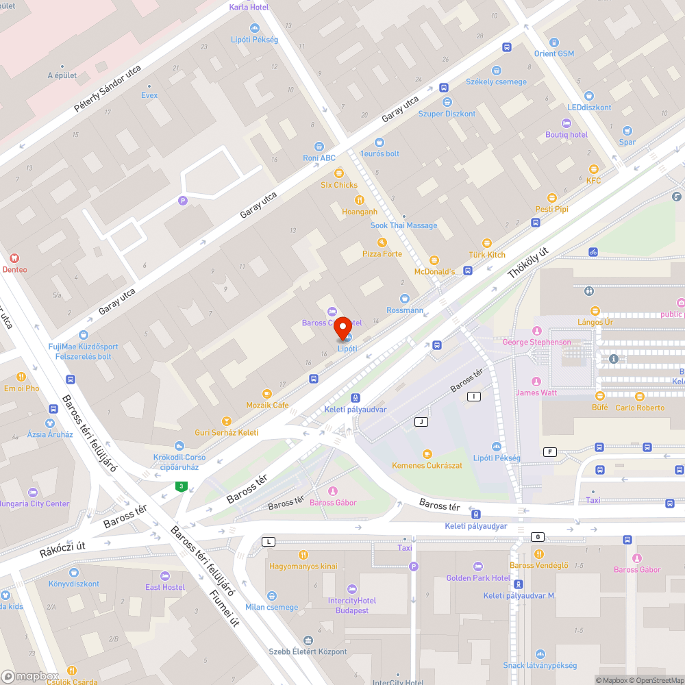 Üveg bejelentés helye