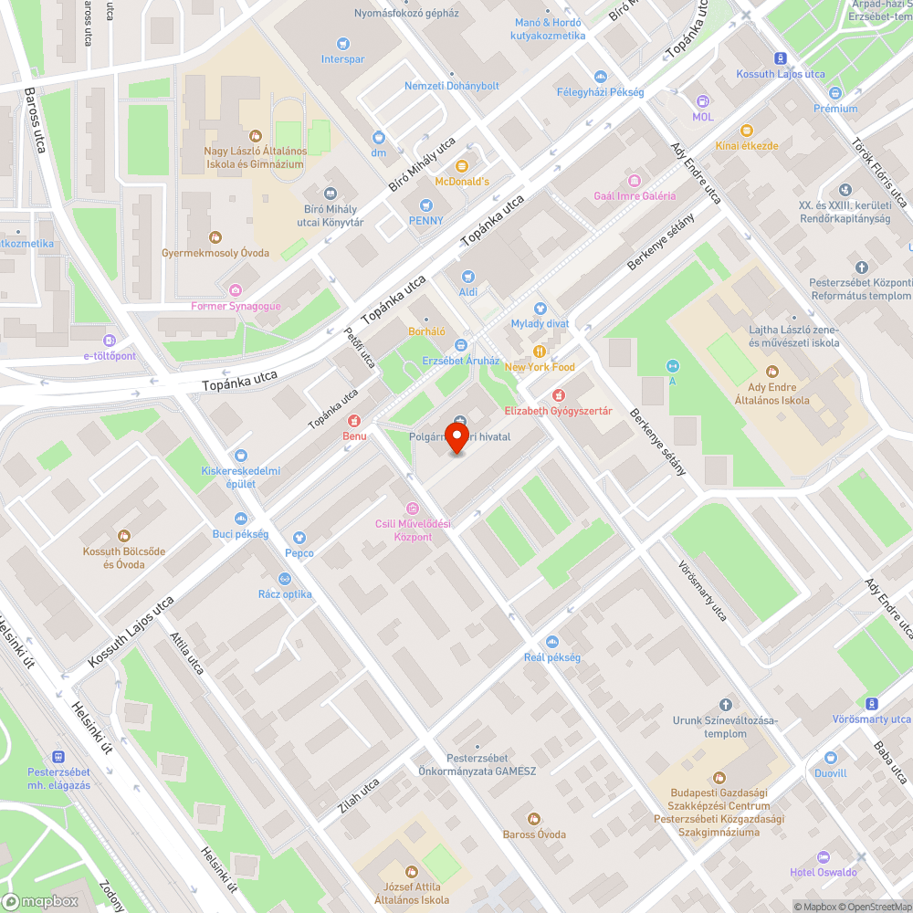 Kiégett lámpák bejelentés helye