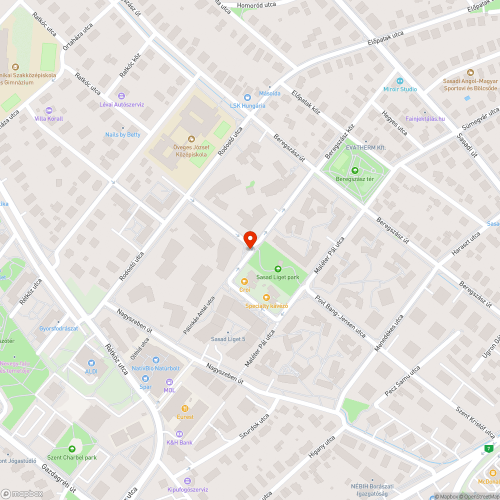 Parkolás a Pálinkás Antal utcában bejelentés helye