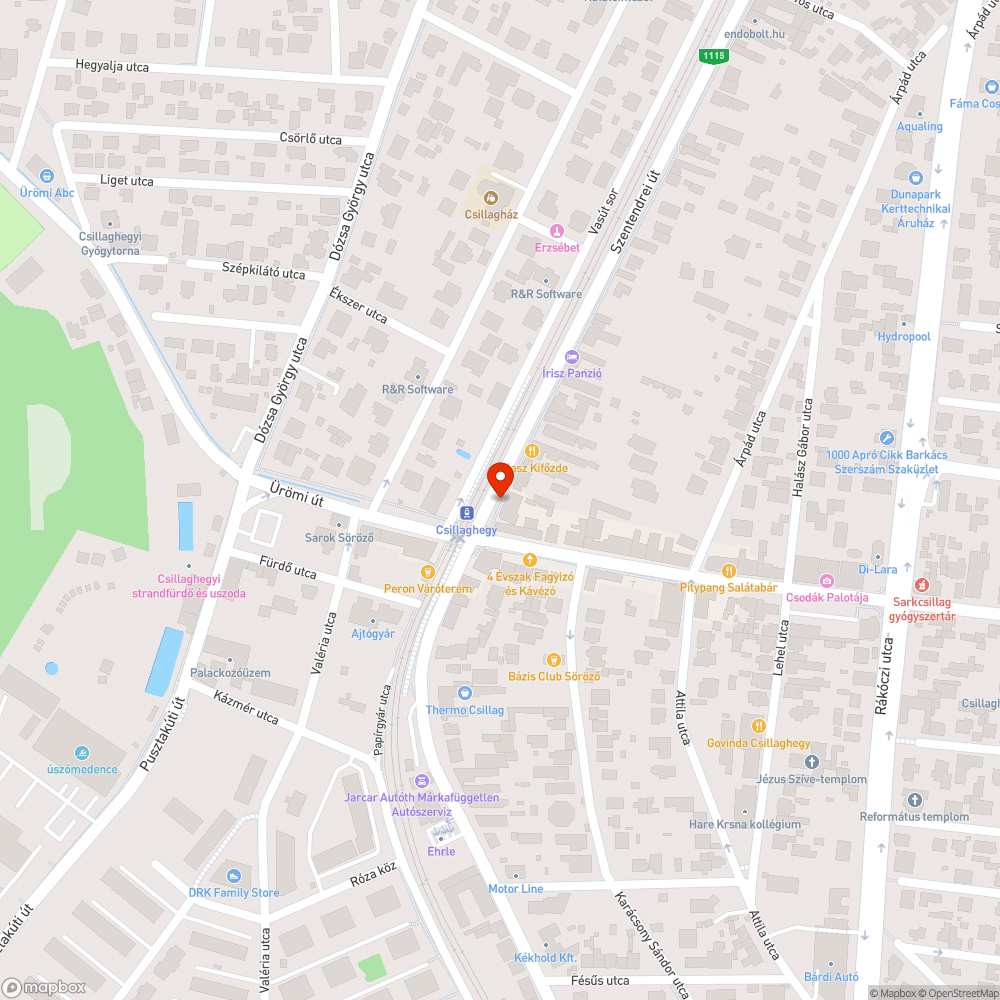 A gumi leesett bejelentés helye