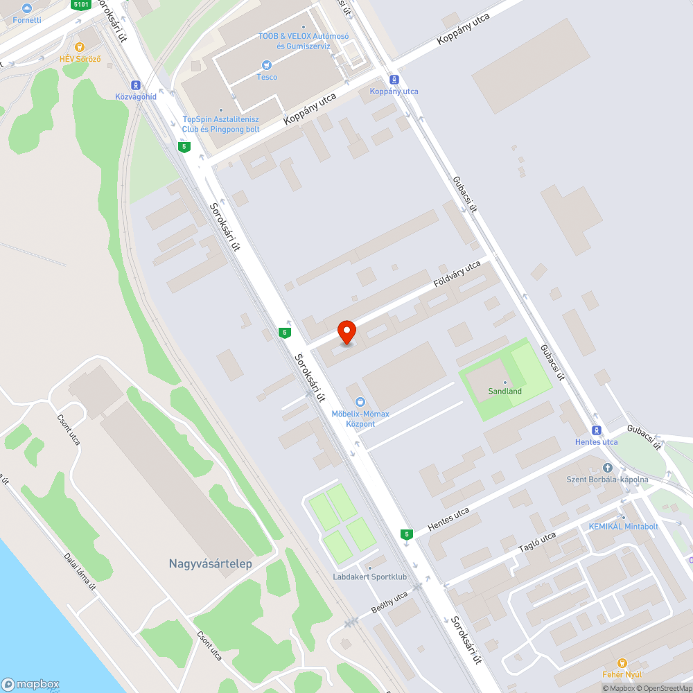 Fedél kiáll a járdából bejelentés helye